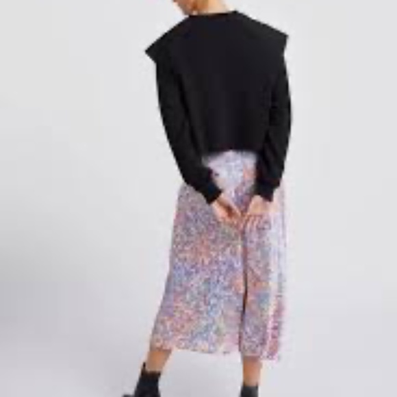 Rebecca Minkoff Zenya Flare Sweatshirt Black - Picture 5 of 7